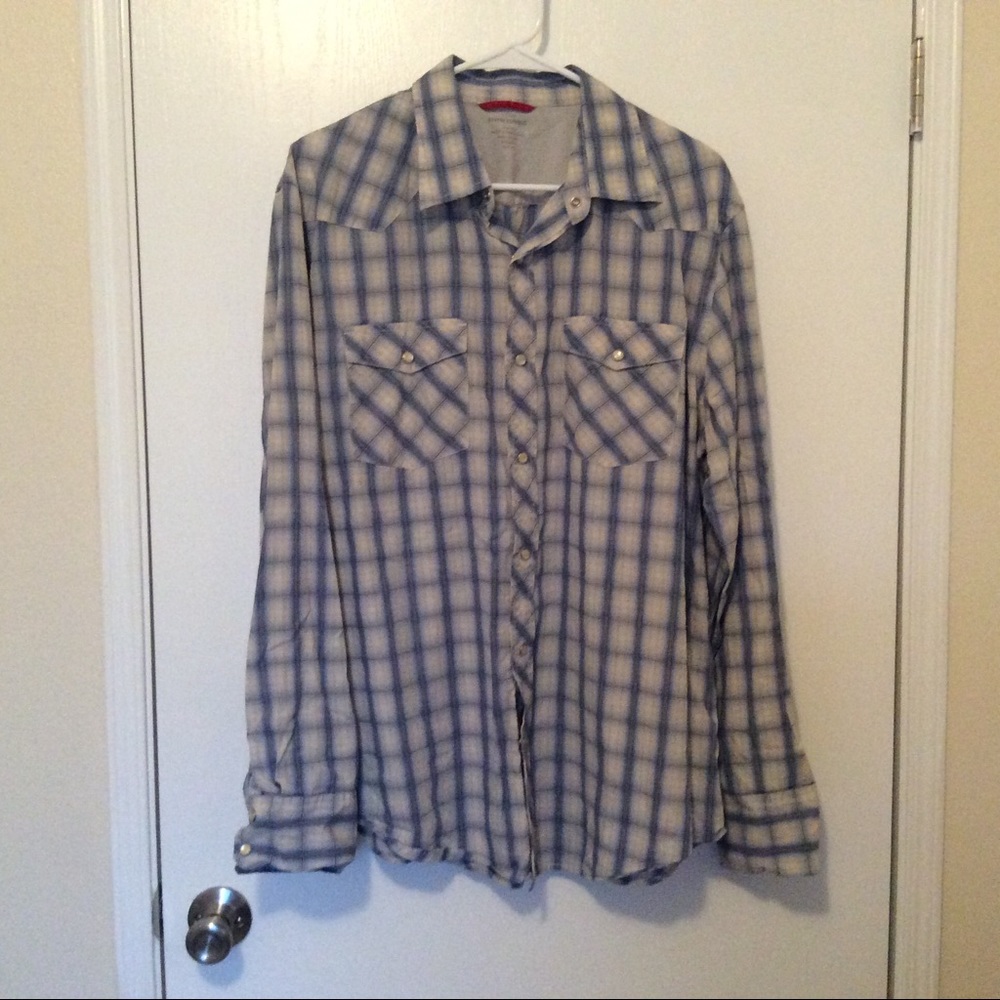 Slim Fit Western Shirt XL